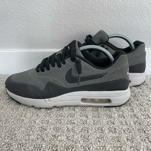 Nike Air Max 1 Ultra Moire Mens 8.5 Dark Gray Black